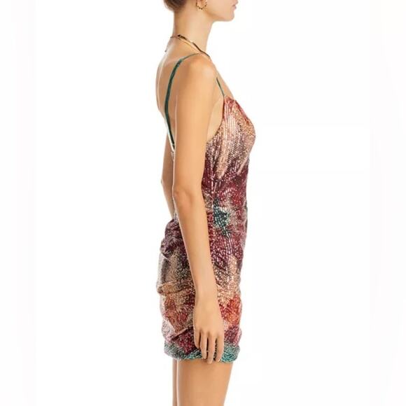 Ramy Brook Nia Mini Dress Allover Sequins Women’s Sz 2 - Picture 4 of 12